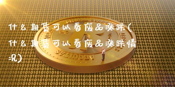 什么期货可以看废品涨跌(什么期货可以看废品涨跌情况)_https://www.yunyouns.com_恒生指数_第1张