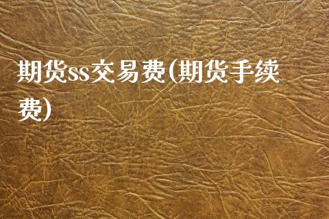 期货ss交易费(期货手续费)_https://www.yunyouns.com_恒生指数_第1张