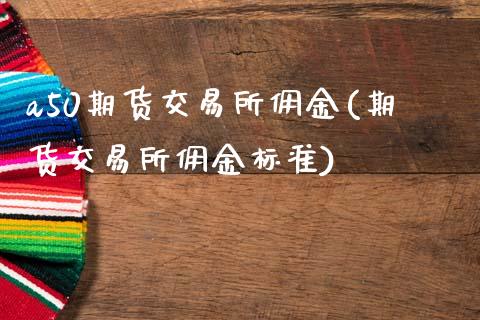 a50期货交易所佣金(期货交易所佣金标准)_https://www.yunyouns.com_恒生指数_第1张