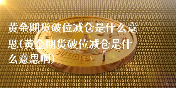 黄金期货破位减仓是什么意思(黄金期货破位减仓是什么意思啊)_https://www.yunyouns.com_恒生指数_第1张