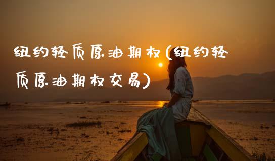 纽约轻质原油期权(纽约轻质原油期权交易)_https://www.yunyouns.com_股指期货_第1张