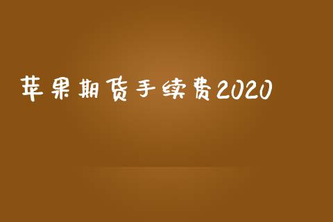 苹果期货手续费2020_https://www.yunyouns.com_恒生指数_第1张