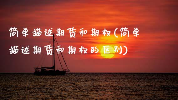简单描述期货和期权(简单描述期货和期权的区别)_https://www.yunyouns.com_股指期货_第1张