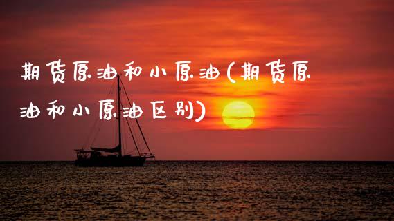 期货原油和小原油(期货原油和小原油区别)_https://www.yunyouns.com_股指期货_第1张