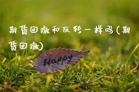 期货回撤和反转一样吗(期货回撤)_https://www.yunyouns.com_恒生指数_第1张