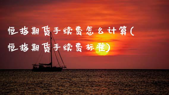 恒指期货手续费怎么计算(恒指期货手续费标准)_https://www.yunyouns.com_恒生指数_第1张