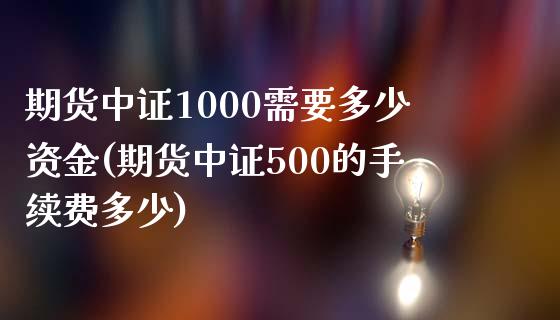 期货中证1000需要多少资金(期货中证500的手续费多少)_https://www.yunyouns.com_期货直播_第1张