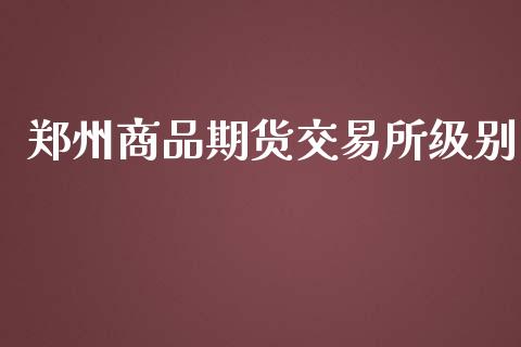 郑州商品期货交易所级别_https://www.yunyouns.com_股指期货_第1张