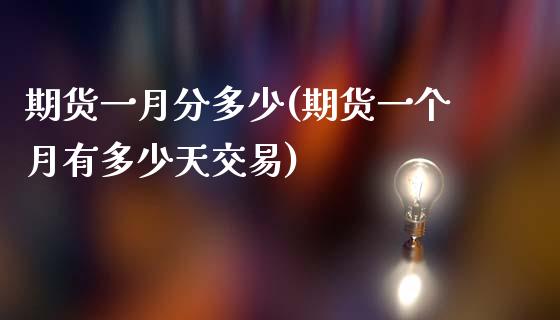 期货一月分多少(期货一个月有多少天交易)_https://www.yunyouns.com_恒生指数_第1张