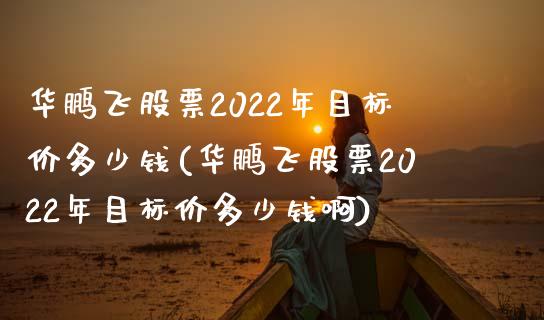 华鹏飞股票2022年目标价多少钱(华鹏飞股票2022年目标价多少钱啊)_https://www.yunyouns.com_期货行情_第1张