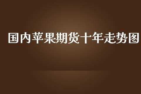国内苹果期货十年走势图_https://www.yunyouns.com_股指期货_第1张