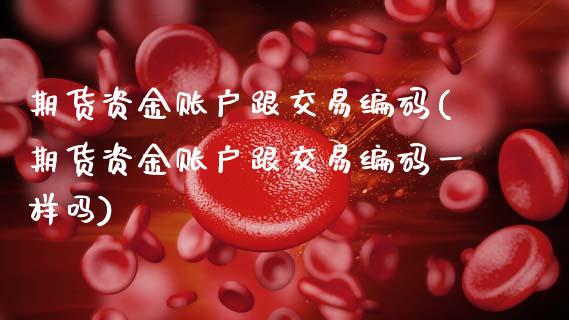 期货资金账户跟交易编码(期货资金账户跟交易编码一样吗)_https://www.yunyouns.com_股指期货_第1张