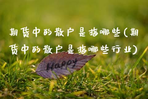 期货中的散户是指哪些(期货中的散户是指哪些行业)_恒生指数_第1张_原油期货直播室 期货中的散户是指哪些(期货中的散户是指哪些行业)_https://www.yunyouns.com_恒生指数_第1张