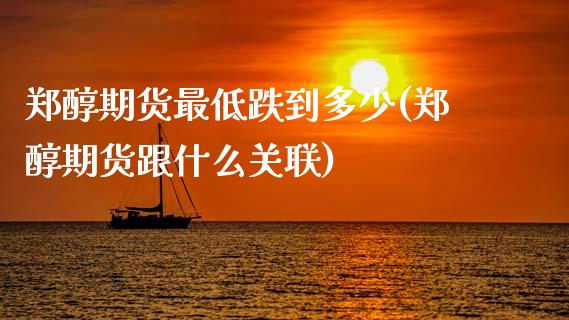 郑醇期货最低跌到多少(郑醇期货跟什么关联)_https://www.yunyouns.com_恒生指数_第1张
