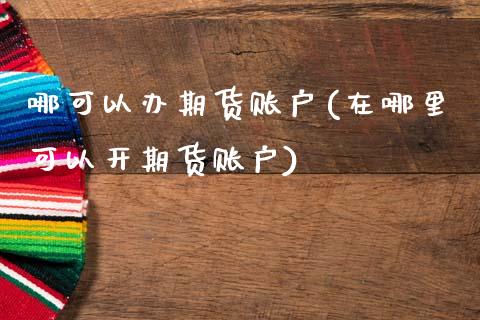 哪可以办期货账户(在哪里可以开期货账户)_https://www.yunyouns.com_期货直播_第1张
